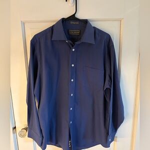 Vintage David Taylor Button Down Shirt Mens Large Made in Korea Single Needle